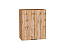 Шкаф верхний с 1-ой дверцей Флэт (716х600х318) Дуб Вотан/Wotan Oak 2S