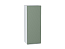 Шкаф верхний с 1-ой дверцей Фьюжн (920х350х320) Белый/Silky Mint