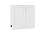 Шкаф нижний с 2-мя дверцами Сканди (816х800х478) Белый/White Softwood