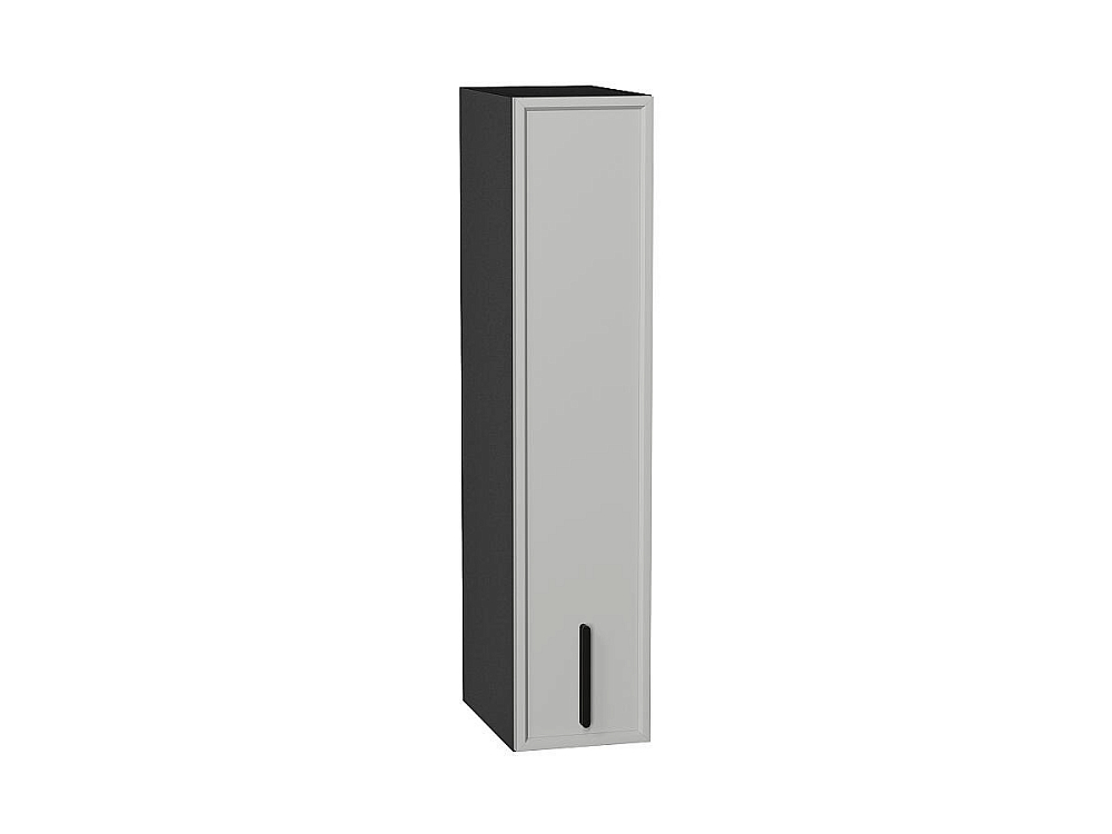 Шкаф верхний бутылочница Фрейм (920х200х324) graphite/grey silk