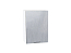 Шкаф верхний с 1-ой дверцей Валерия-М (716х500х318) Белый/Серый металлик дождь светлый