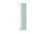 Шкаф пенал с 2-мя дверцами Ницца (2132х400х574) Белый/Голубой
