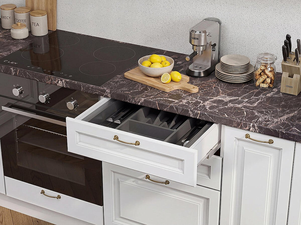 Ницца-05 Дуб Вотан/Дуб оливковый/Белый