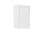 Шкаф нижний торцевой Сканди (816х296х554) Белый/White Softwood