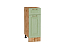 Шкаф нижний с 1-ой дверцей и ящиком Ницца (816х300х478) Дуб Вотан/Дуб оливковый