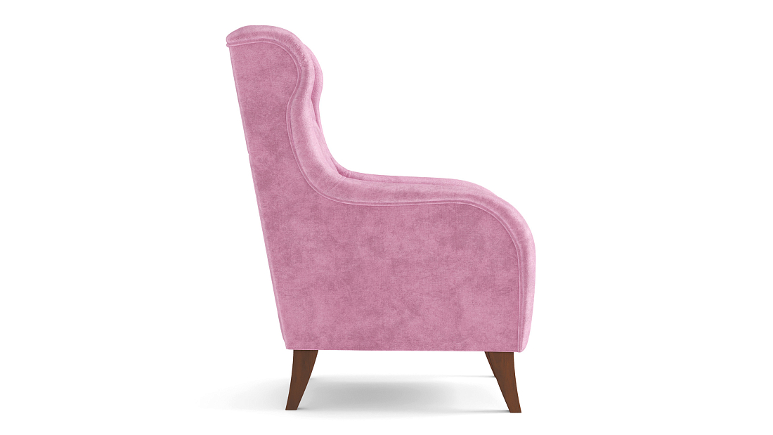 Амарант М / Кресло для отдыха велюр тенерифе розовый