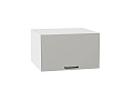 Шкаф верхний горизонтальный глубокий Флэт (358х600х574) Белый/light grey in 2s