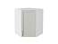 Шкаф верхний угловой Сканди (716х600х600) Белый/Cappuccino Softwood