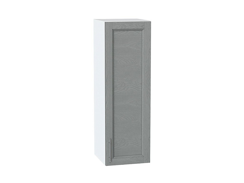 Шкаф верхний с 1-ой дверцей Сканди (920х300х320) Белый/grey softwood