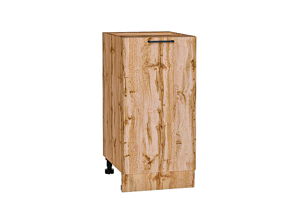 Шкаф нижний с 1-ой дверцей Флэт (816х400х478) Дуб Вотан/wotan oak 2s