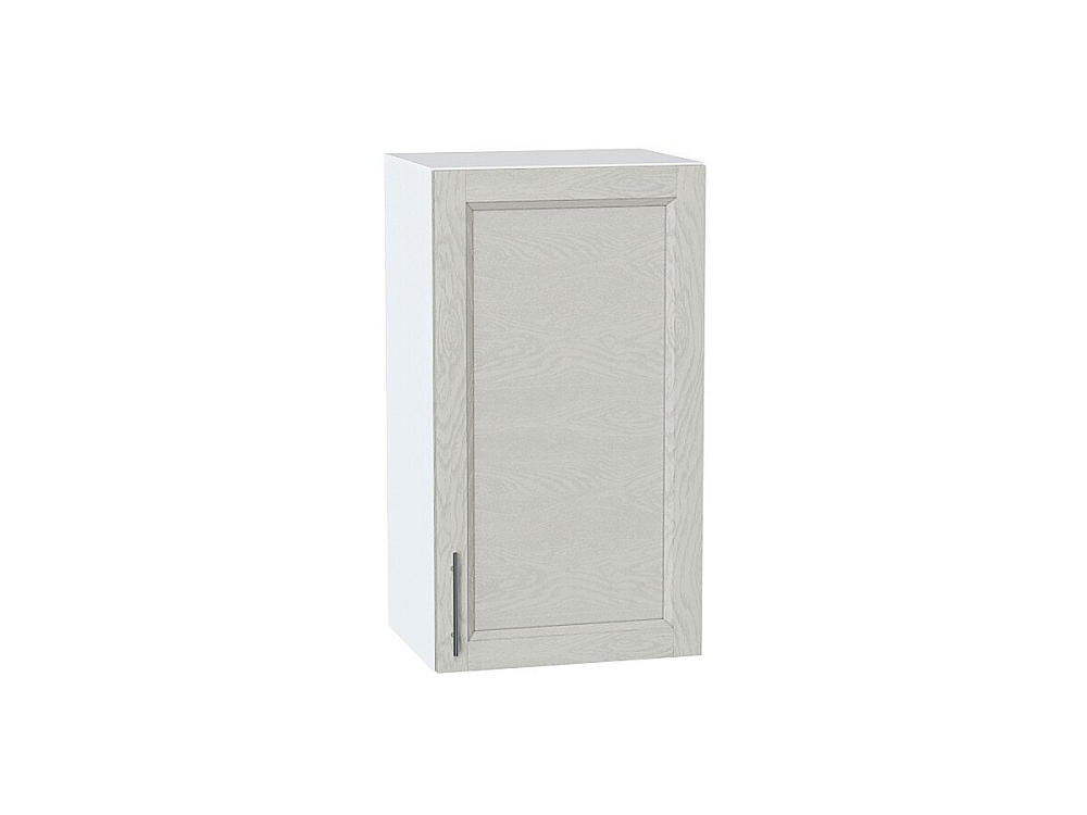 Шкаф верхний с 1-ой дверцей Сканди (716х400х320) Белый/cappuccino softwood
