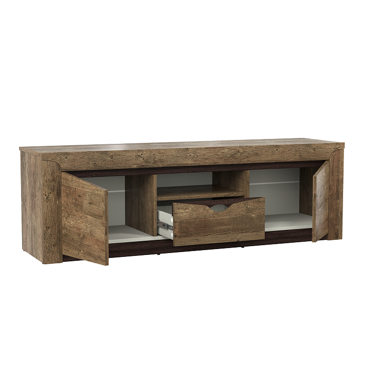 Тумба для ТВ 33.17 Лючия Кейптаун/венге/белый