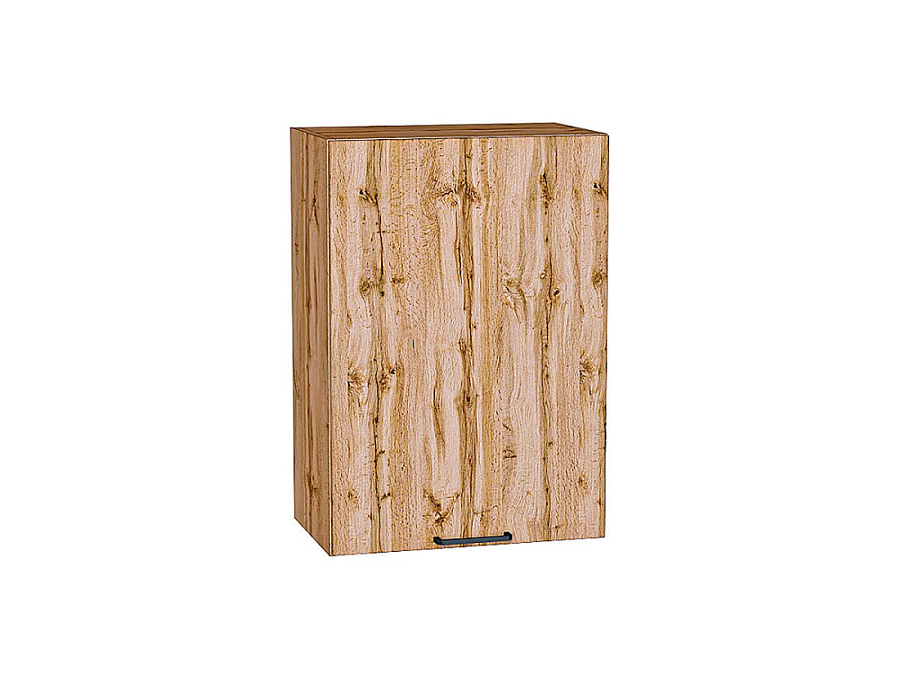 Шкаф верхний с 1-ой дверцей Флэт (716х500х318) Дуб Вотан/wotan oak 2s