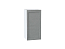 Шкаф верхний с 1-ой дверцей Сканди (716х350х320) Белый/Grey Softwood