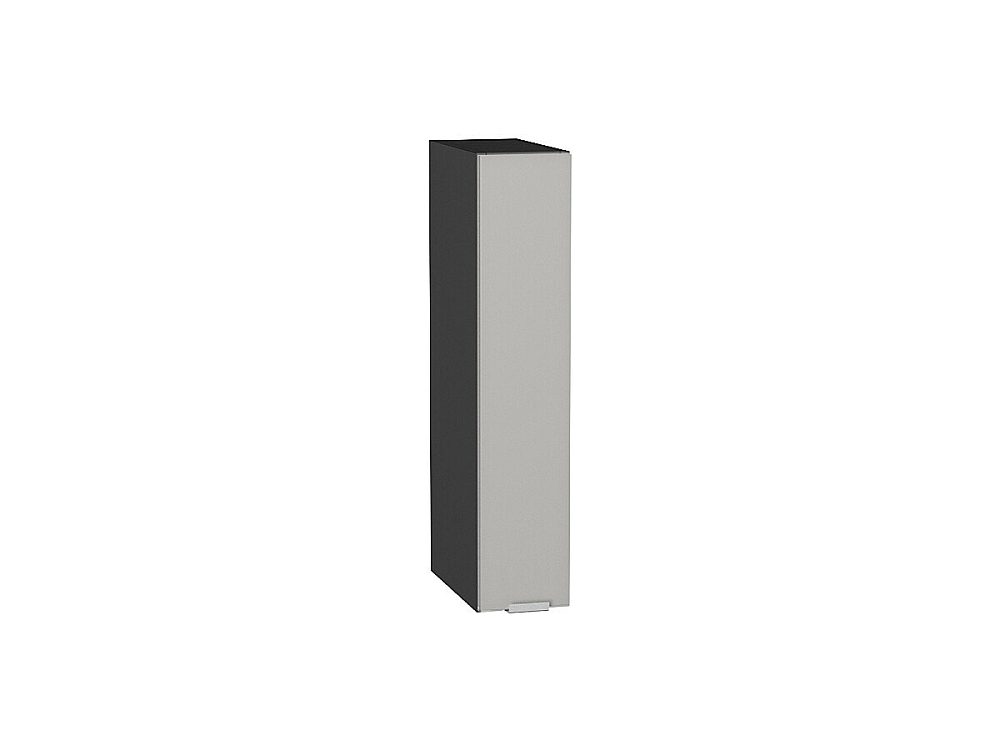 Шкаф верхний бутылочница Фьюжн (716х150х320) graphite/silky light grey