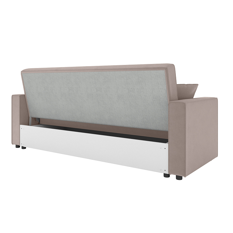 Луи / Диван - кровать 3-х местный (2 думки) велюр parma 10 капучино