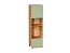 Шкаф пенал с 1-ой дверцей и ящиком под технику Ницца (2132х600х574) Дуб Вотан/Дуб оливковый