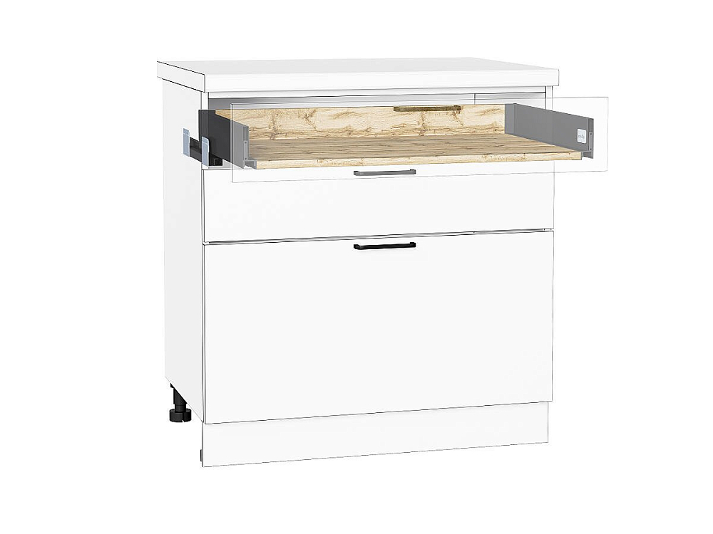 Ящик низкий POWER BOX1 Дуб Вотан/grph Графитовый