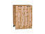 Шкаф нижний с 2-мя дверцами Флэт (816х600х478) Дуб Вотан/Wotan Oak 2S