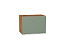 Шкаф верхний горизонтальный Фьюжн (358х500х320) Дуб Вотан/Silky Mint