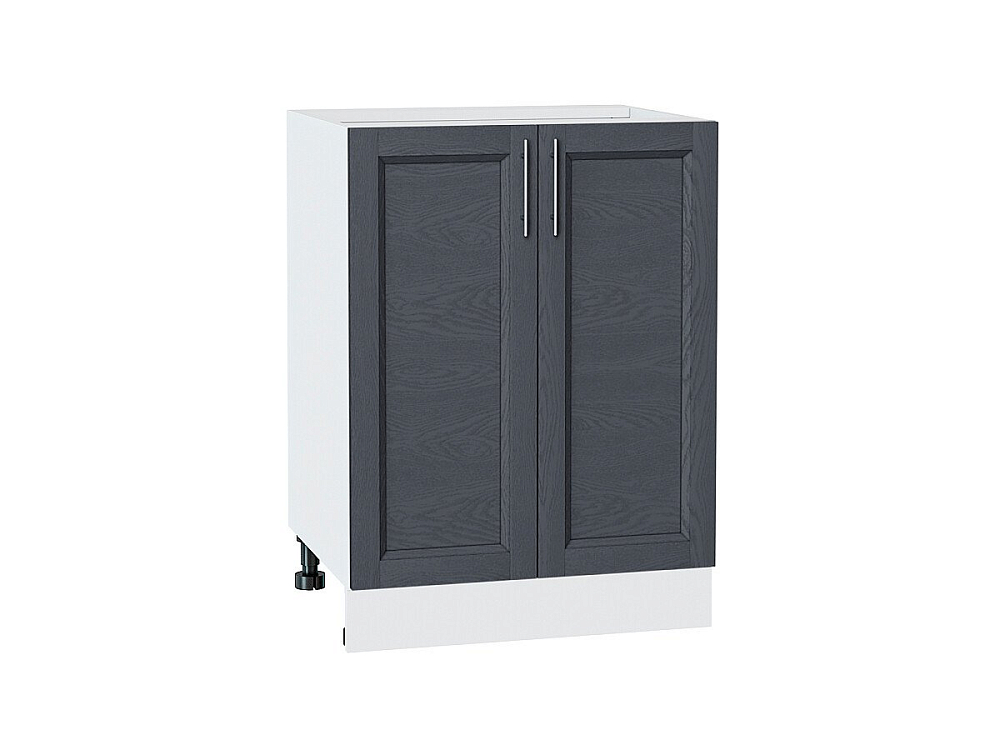 Шкаф нижний с 2-мя дверцами Сканди (816х600х480) Белый/graphite softwood