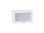 Шкаф верхний горизонтальный остекленный Сканди (358х600х320) Белый/White Softwood