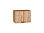 Шкаф верхний горизонтальный Флэт (358х500х318) Дуб Вотан/Wotan Oak 2S