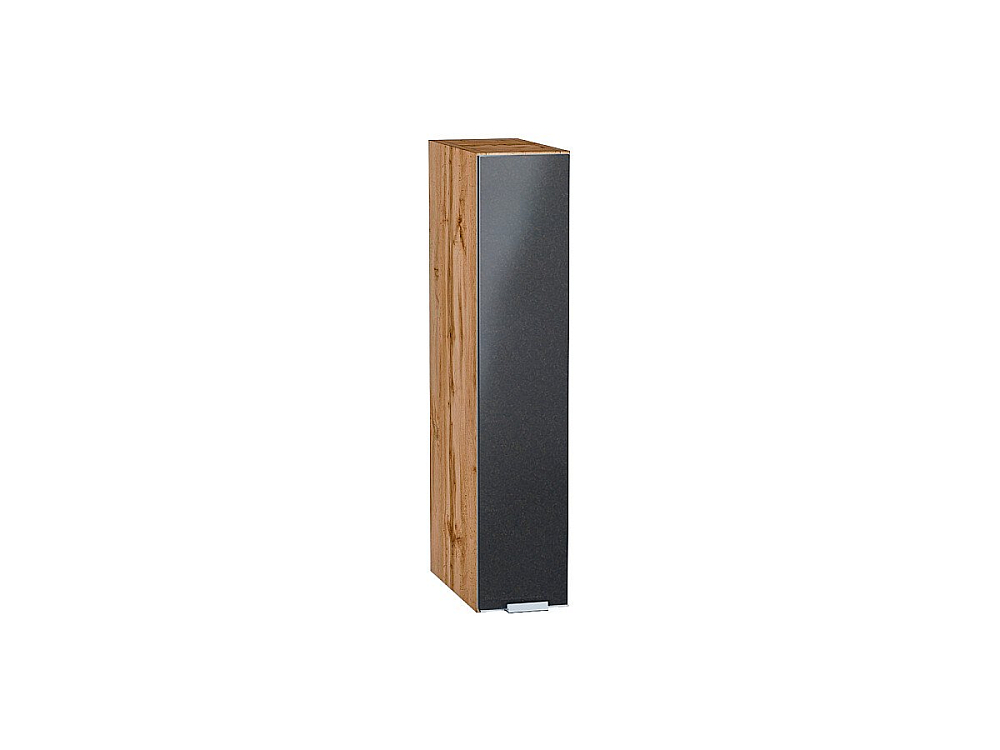 Шкаф верхний бутылочница Фьюжн (716х150х320) Дуб Вотан/anthracite