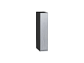 Шкаф верхний бутылочница Валерия-М (716х150х318) graphite/Серый металлик дождь светлый