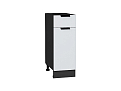 Шкаф нижний с 1-ой дверцей и ящиком Евро (816х300х478) graphite/Белый