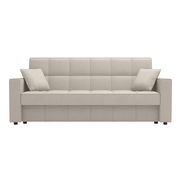 Луи / Диван - кровать 3-х местный (2 думки) велюр parma 6 бежевый