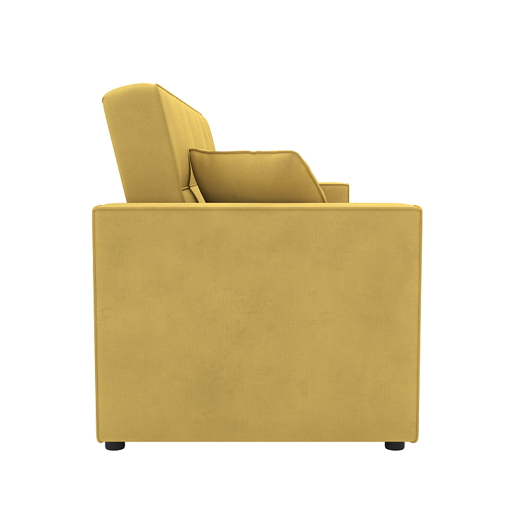 Луи / Диван - кровать 3-х местный (2 думки) велюр аватар горчичный