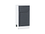 Шкаф нижний с 1-ой дверцей и ящиком Сканди (816х400х480) Белый/Graphite Softwood