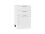 Шкаф нижний с 3-мя ящиками Сканди (816х500х480) Белый/White Softwood