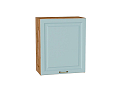 Шкаф верхний с 1-ой дверцей Ницца (716х600х318) Дуб Вотан/Голубой