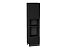 Шкаф пенал с 1-ой дверцей и ящиком под технику Евро (2132х600х574) Graphite/Антрацит