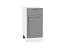 Шкаф нижний с 1-ой дверцей и ящиком Сканди (816х400х480) Белый/Grey Softwood