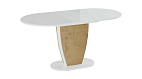 Стол обеденный «Монреаль» Тип 1 Белый глянец/Бунратти
