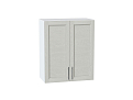 Шкаф верхний с 2-мя дверцами Сканди (716х600х320) Белый/cappuccino softwood