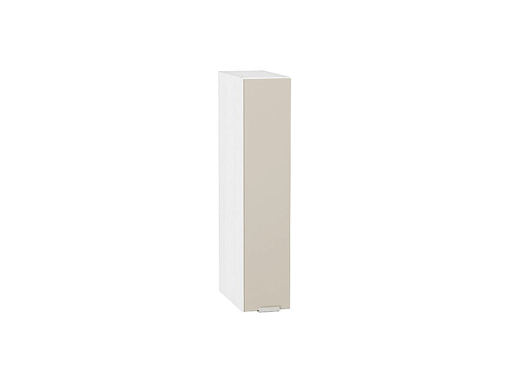 Шкаф верхний бутылочница Фьюжн (716х150х320) Белый/cream silk