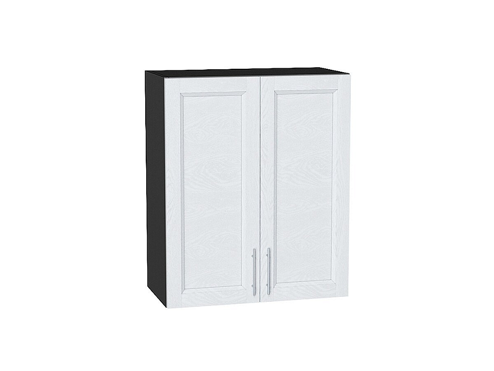 Шкаф верхний с 2-мя дверцами Сканди (716х600х320) graphite/white softwood