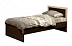 Кровать одинарная 21.55 (шир. 900) с настилом (венге/профиль дуб линдберг)