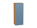 Шкаф верхний с 1-ой дверцей Фьюжн (920х350х320) Дуб Вотан/silky blue