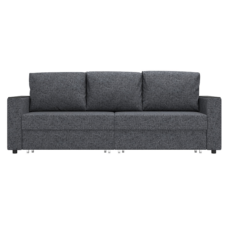 Гермес / Диван - кровать 3-х мест рогожка серая