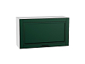 Шкаф верхний горизонтальный Дублин (458х800х318) Белый/special green