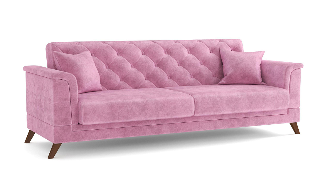 Диван - кровать Амарант велюр тенерифе розовый
