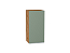 Шкаф верхний с 1-ой дверцей Фьюжн (716х350х320) Дуб Вотан/Silky Mint