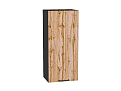 Шкаф верхний с 1-ой дверцей Флэт (920х400х318) graphite/wotan oak 2s