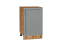 Шкаф нижний с 1-ой дверцей Сканди (816х500х480) Дуб Вотан/grey softwood