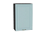 Шкаф верхний с 1-ой дверцей Ницца (920х600х318) Graphite/Голубой